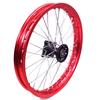 Aluminum Alloy 1.60-17 Inch Front 1.60-17 Inch Rear Rims  Wheel Rims Black Hub For KLX CRF   Kayo BSE Dirt Pit Bike Motorcycle