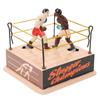 Felhúzható Boksz Játék Nosztalgikus Téma Boksz Ring Bádog Játék Dekoratív Vintage Gyűjtemény