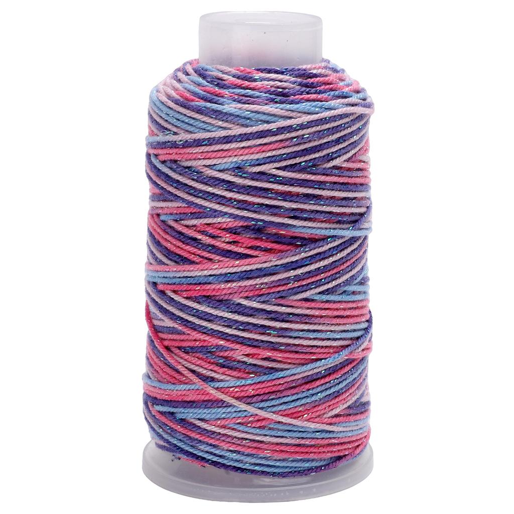 80Meter Polyester Cotton Thread Starry Sky Segment Dyeing Cord Sewing String DIY Handmade Accessories