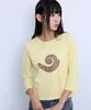 BOUNDARY Snail Graphic Sleeveless T-Shirt [Lemon]
