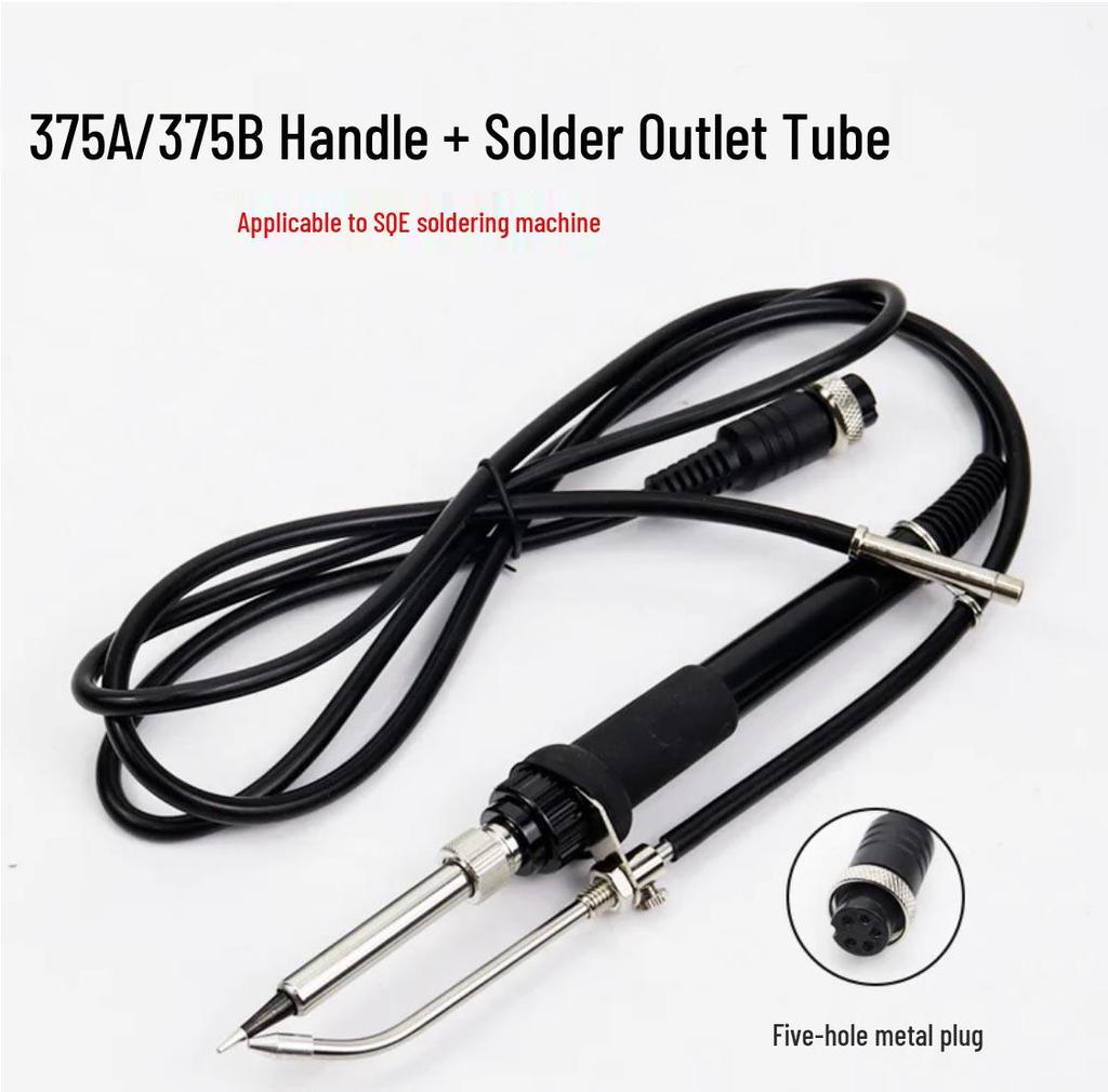Automatic Soldering Machine Accessories: Iron Handle, Feed Tube, Feed Box, Gear, Nozzle, and Head