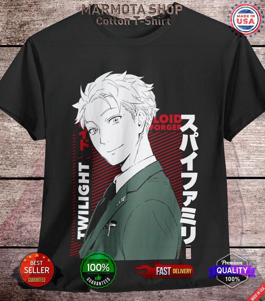 

Футболка Spy X Family Лойд Форджер Йор Аня Аниме Японская Футболка Сумерки Все 2XL