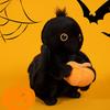 Halloween Crow Holding Pumpkin Fun Doll Series Plush Doll Funny Holiday Atmosphere Decorative Toy