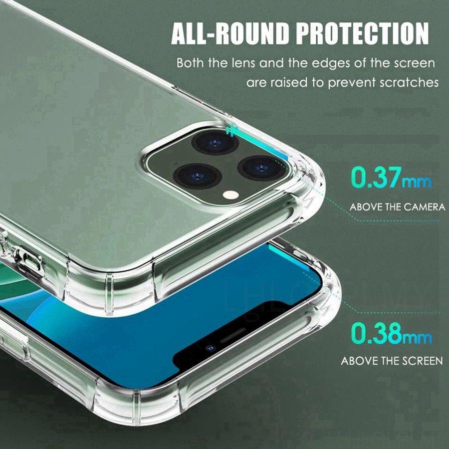 Thick Shockproof Silicone Transparent Case For Apple iPhone 17E Google Pixel 10A Motorola Edge 70 Fusion Moto G17 G57 G67 G77 Power Protective Cover