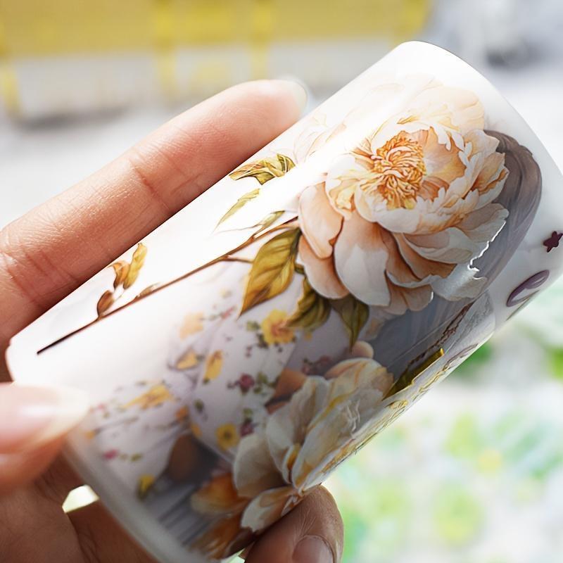 1 rotolo di nastro adesivo con tema ragazza in stile Hong Kong, manuale, scrapbooking, fai da te, decorativo, journaling, forniture