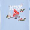 Nike T-Shirt Ringlet Cotton Comfortable Soft Skin-Friendly Short Sleeve Kids Tops Heart-Blue IM4496-422