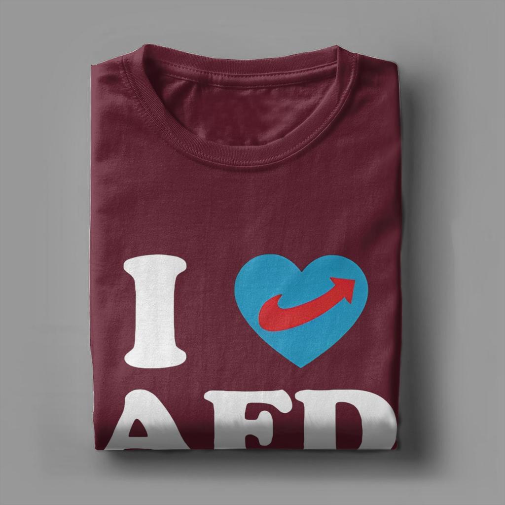Vintage T-Shirt Alternative Afd GerUnisexy Reines Baumwoll-T-Shirts Blaues T-Shirt für Unisexs Sommer Ästhetisch Lässiges Kurzarm-Oberteil Tees
