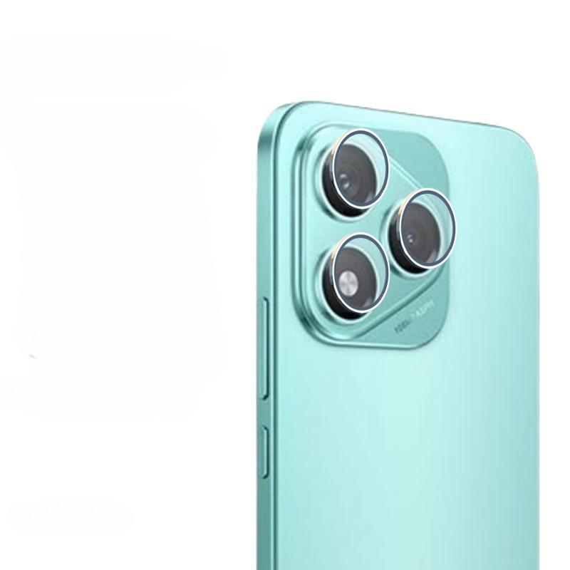 1-2Set For Honor 400 Lite Ultra Thin Clear Back Camera Lens Protector Metal Ring Guard Tempered HD Glass Film Cover Cap