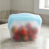 4PCS Fresh-Keeping Silicone Storage Bag Leak-Proof Reusable Containers Odor-Proof Thick Tear-Resistant Stand-Up Food Bags for Soup Sauce Leftovers