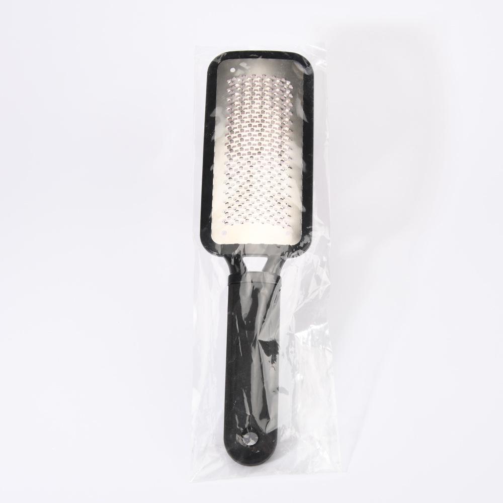 In Stock: Premium Double-Sided Stainless Steel Foot File & Callus Remover Black 430 Stainless Steel Foot File