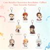 Hetalia Axis Powers Anime Chaveiro Acrílico Transparente Arthur Kirkland Inglaterra Cavalheiro Britânico Pingente Dupla Face Keyrin UK Carry Mini Leve