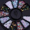 Mixed Color Nail Art Glitter Rhinestone Crystal Gems Jewelry Bead Manicure Decoration Accessories Nail Supplies For Professional