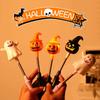 Halloween Pumpkin Hand Shaker Flashlight Halloween Glowing Hand Shaker Decor Day The Dead Mexico Halloween Party Kid's Torch