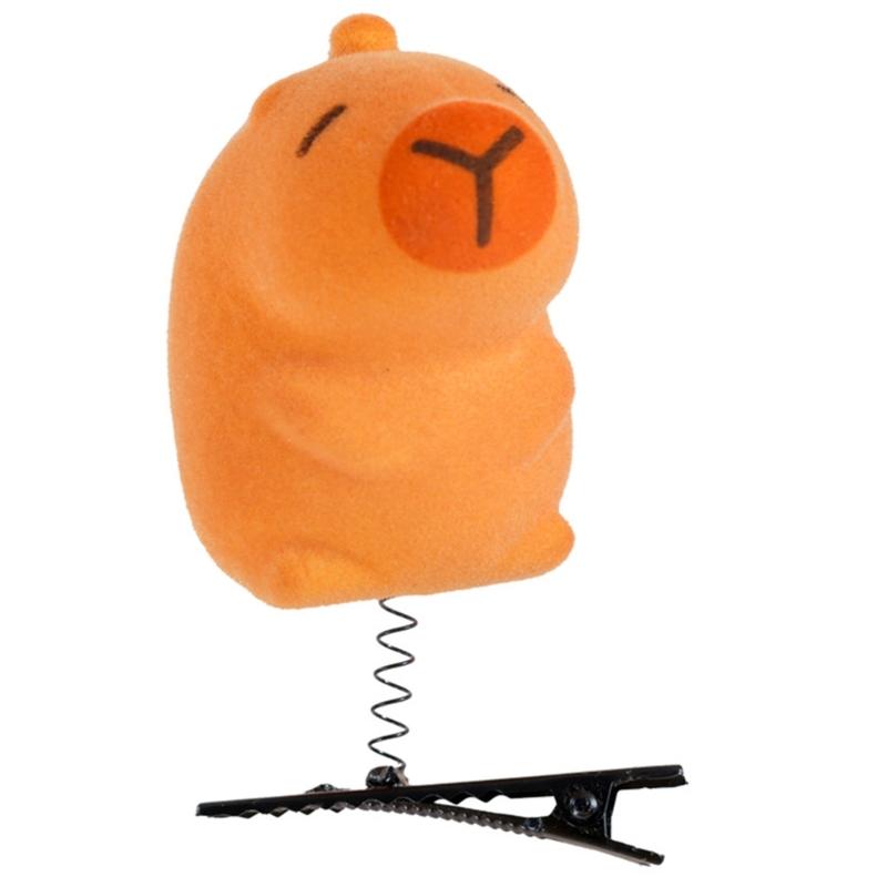 

Barrettes Hairpin Capybara Hair Clip Animal Cartoon Adorkable Bunches Headwear Sweet Animal Fan 1