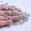 Multistyle Vintage Silver Color Loose Beads For Jewelry Making Supplies Animal Flower Butterfly Charms Bead DIY Bracelets Kralen