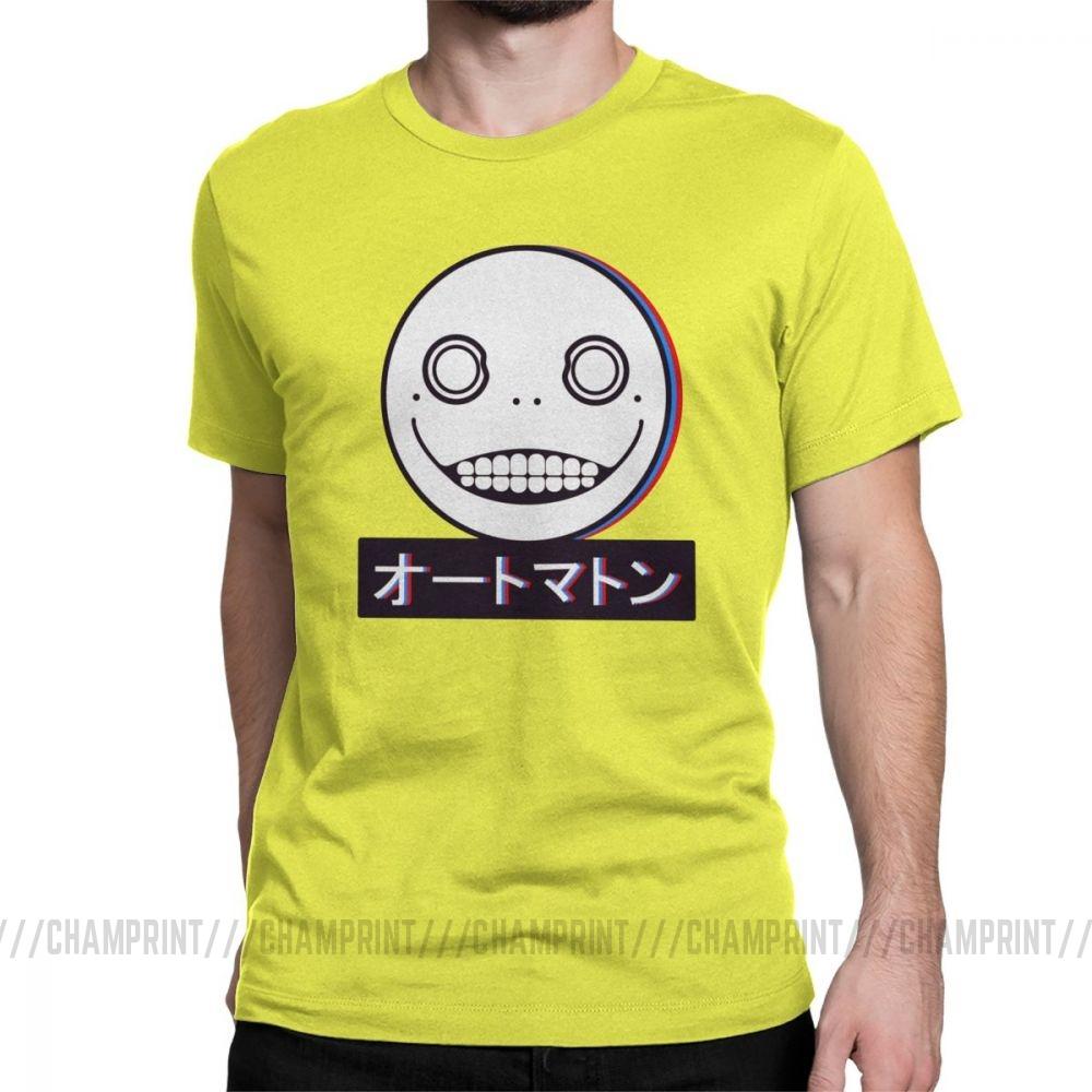 Humor Spiel Nier Automata 2B Yorha T-Shirts Herren Rundhals 100% Baumwolle T-Shirt
