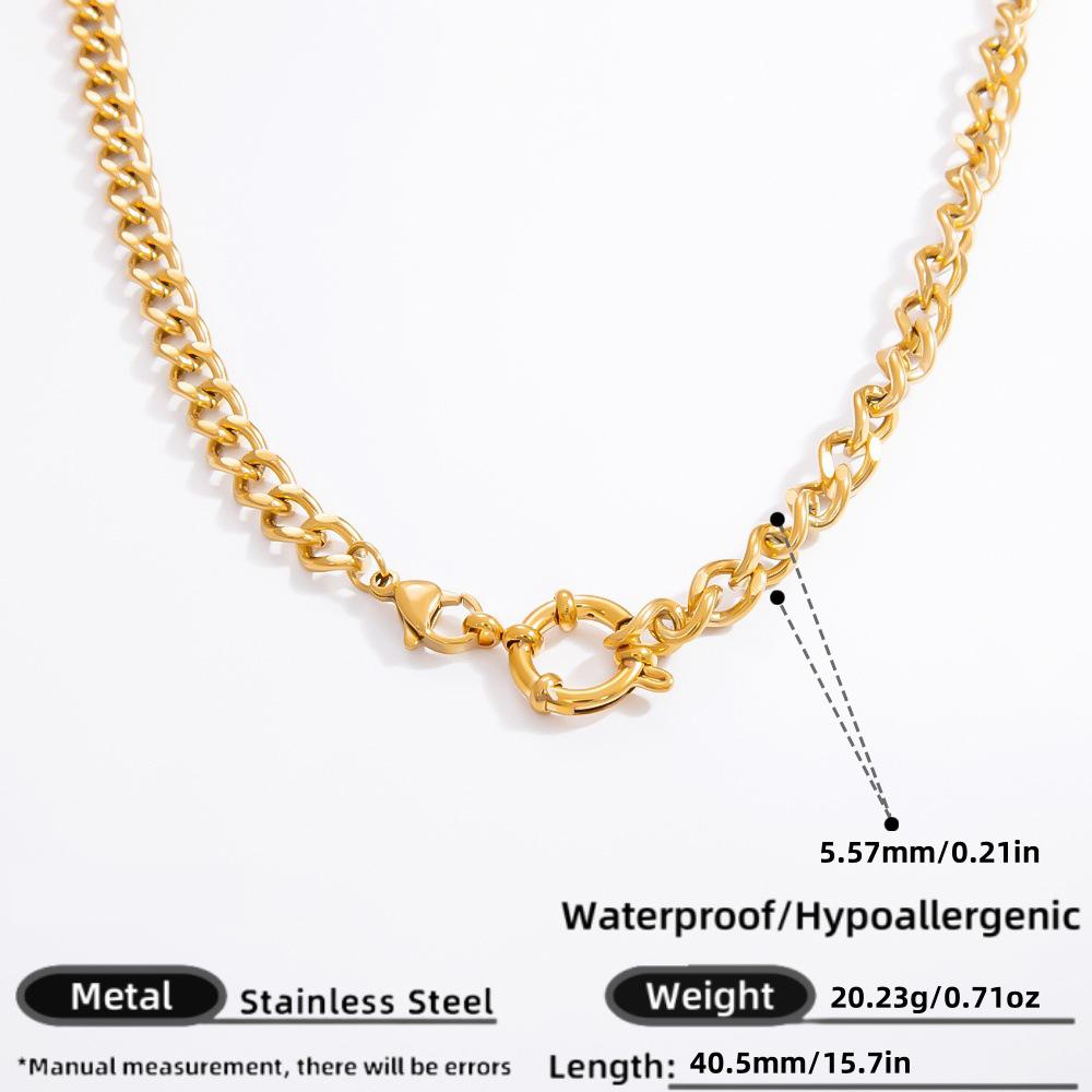 Sommer Meeresstil Bunter Muschel Seestern Anhänger 18K Vergoldeter Edelstahl Geschenk Schmuck