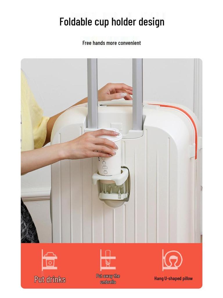 2025 Model Sturdy Trolley Case - Large Capacity with Combo Lock for Men, Women, and Students