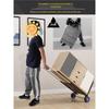 Compact Folding Hand Trolley - Portable Luggage and Cargo Cart for Home and Shopping