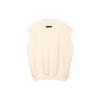 Fear of God Essentials FW22 Ribbed Knit V-Neck Vest Men Tops Eggshell-White FOG-FW22-890