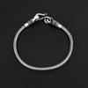 5 MM Vintage Zilveren Slangenhuid Ketting Armband voor Dames & Heren Handgemaakt Tribaal Boho Haak Sluiting Pols Sieraden Cadeau