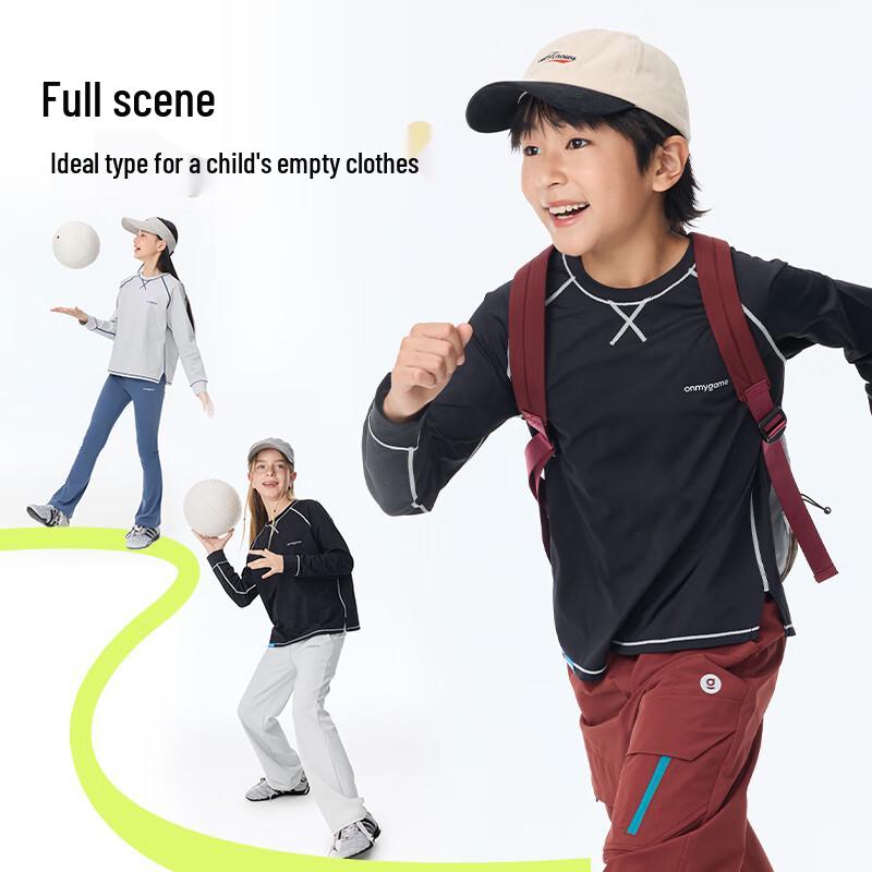 onmygame Kids  Anti-Bacterial Quick-Dry Long Sleeve T-Shirt 150