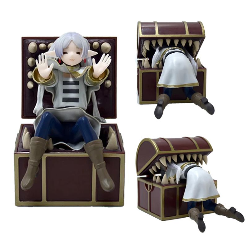 Frieren Beyond Journey's End Frieren Treasure Box Monster Anime Figur Spielzeug Farn Nudel Stopper Action Figur