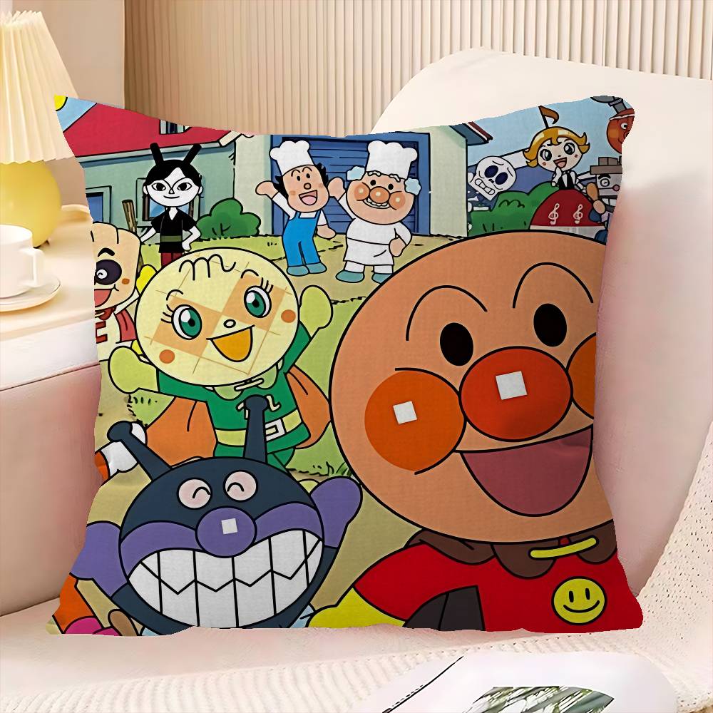 Classic Anime AAnpanmans Pillowcase Toon Gift Cushion Cover Bedroom Home Sofa Chair Seat Decor Pillow Case