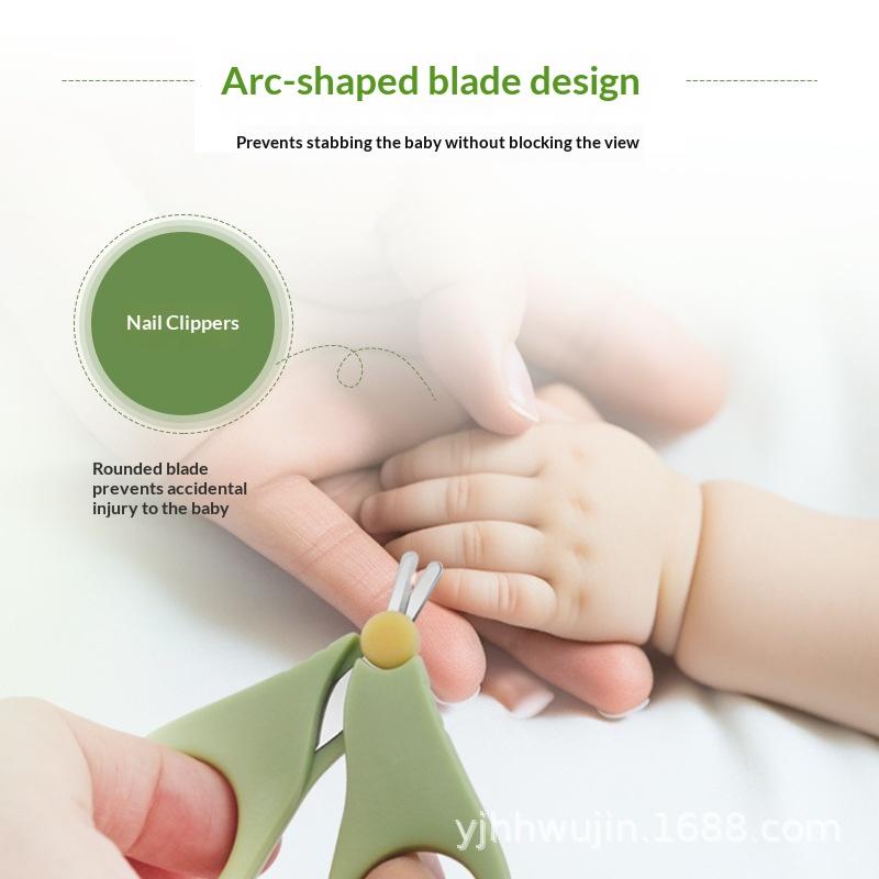 Çocuk Tırnak Bakım Seti Bebek Tırnak Makası Bebek Tırnak Bakım Aleti Seti Çocuk Güvenli Taşınabilir Tırnak Makası Düzeltici Törpü Sümük Klipsi Kutulu