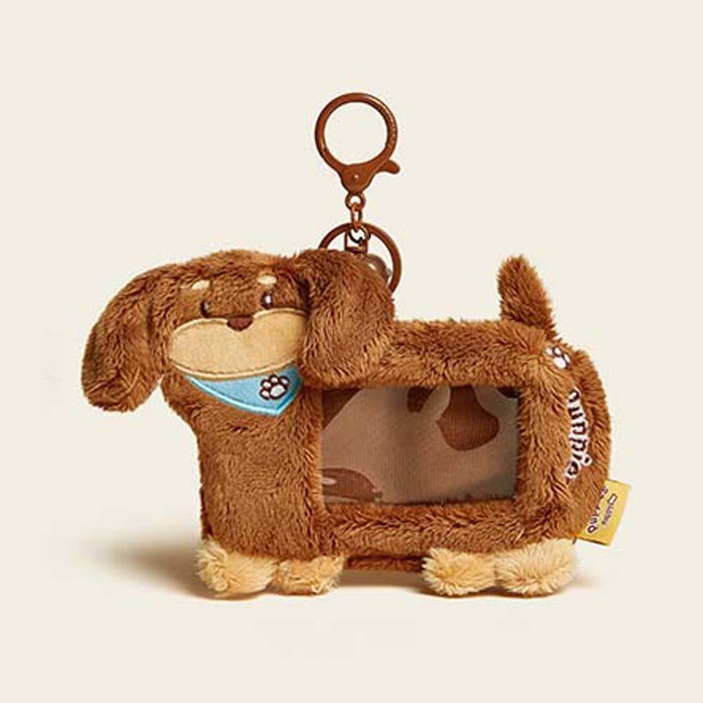 Dustproof Dachshunds Card Cover PP Cotton Plush Photo Protective Case  Outdoor