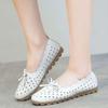 Doudou Shoes Female Mother Shoes Spring and Autumn Flat-bottomed Casual Single Shoes One Pedal Lazy Shoes White Nurse Shoes