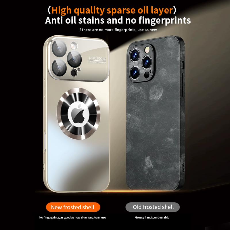 Matte Bumper Magnetic for Magsafe Wireless Charging Case for iPhone 16 15 14 Pro Max 13 12 11 Glass Lens Camera Protection Cover