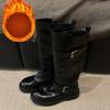 Fleece Shoes, Thick-soled Mid-calf Boots, Women's Ankle Boots, New Best-selling Boots