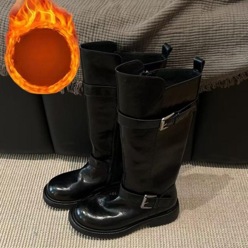 Fleece Shoes, Thick-soled Mid-calf Boots, Women's Ankle Boots, New Best-selling Boots
