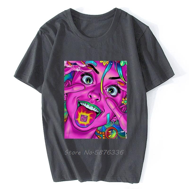 T Shirt Psychedelic Trippy Sexy Female Lucid Dream Lsd Mdma Xtc Ecstasy Albert Men Cotton Tshirt Anime Tees Harajuku Streetwear