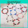 Spider Pendant Hand Chain With Multicolor Glass Beads For Holiday Gift