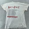 Vintage Rock T Shirts Punk Y2k Streetwear 1987 David Bowie The Glass Spider Tour T Shirt Print Casual Loose Tee Unisex