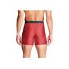Under Armour Performance Tech Comfortable Stylish Versatile Boxer Briefs 3-Pack Men Underwear Red Black Gray 1383878-600