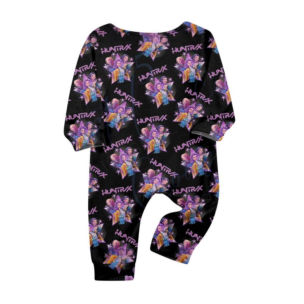 Prints Family Matching Long Sleeve Tops+Pants Set Family Matching Sets