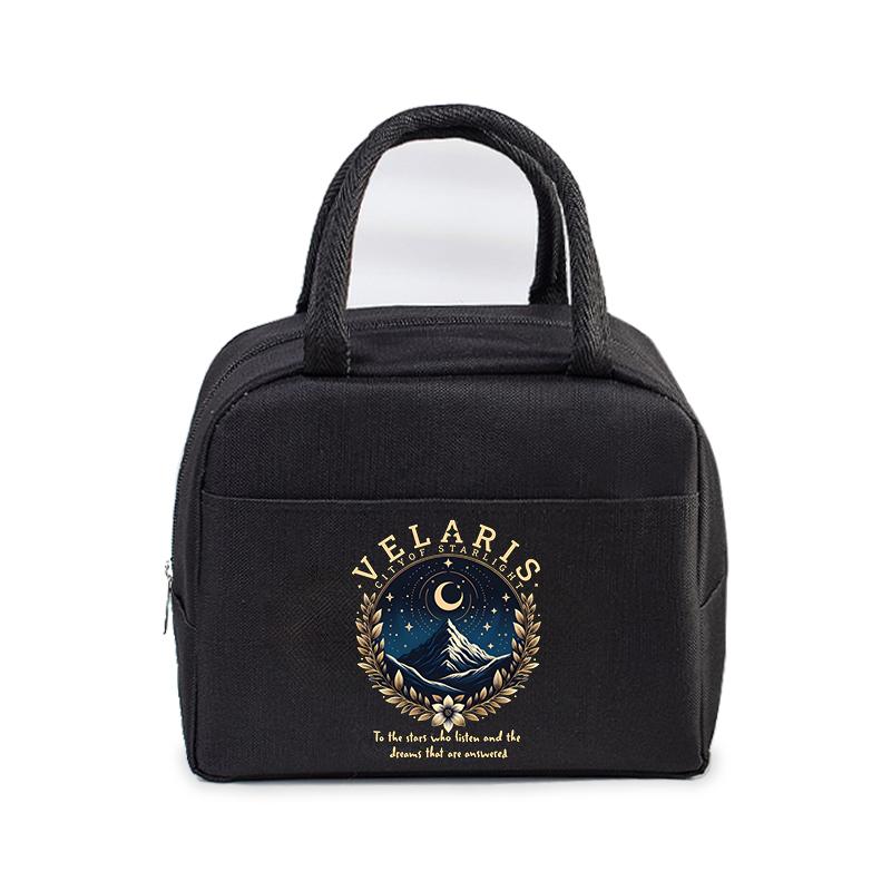 Fourth Wing Thermal Lunch Bag Women Men Office Student Bento Storage Insulation Bags Dragon Rider Fun Lunch Handbag for Kids