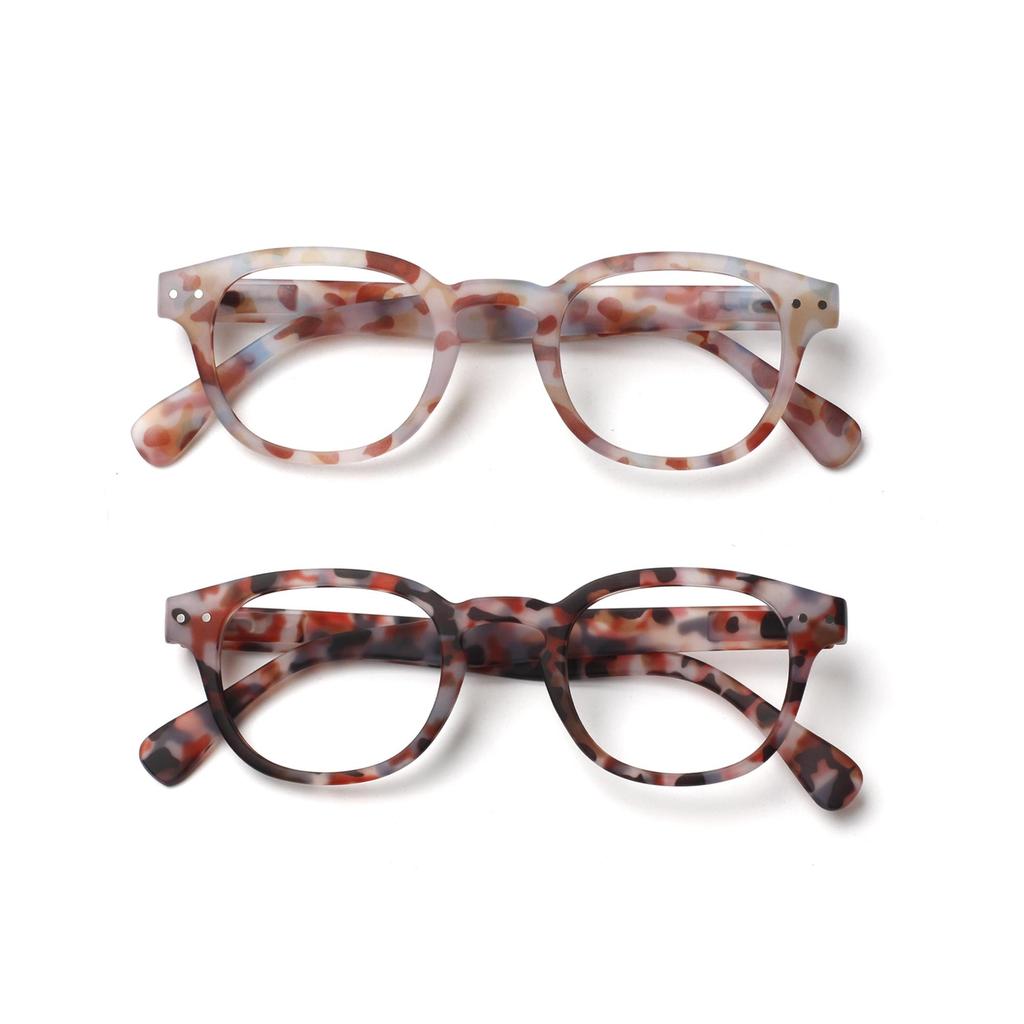 TUREZIN Reading Glasses for Women Round Fashion Comfortable Prescription Glasses High Quality HD Refractive Glasses