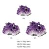 Raw Amethyst Quartz Mineral Specimen Purple Crystal Healing Natural Stones Home Room Office Decoration Irregular Cluster