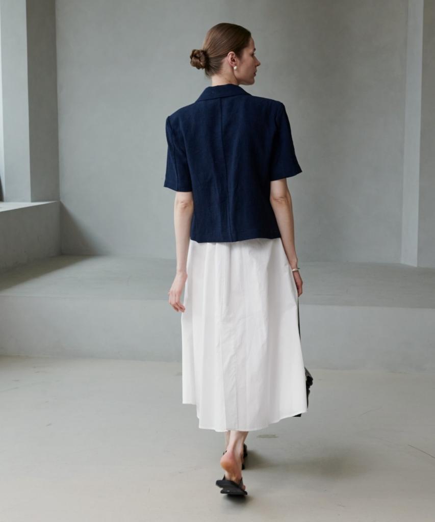 Owaiwai Cotton Flare Long Skirt_I