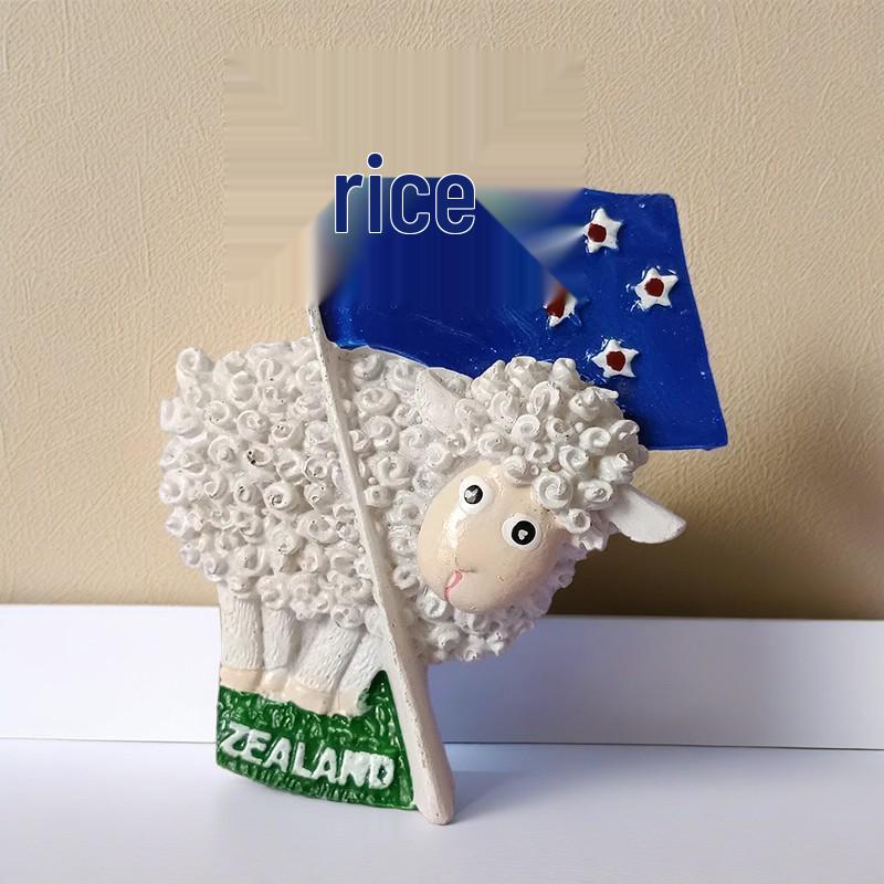 Australia & New Zealand 3D Fridge Magnet Souvenir