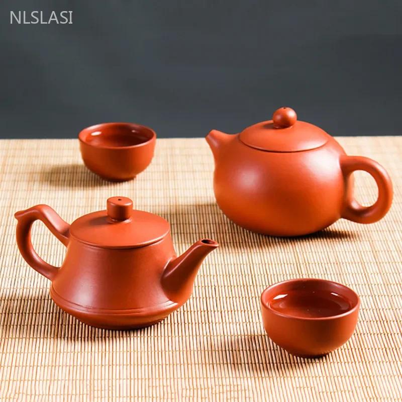 Tradition Zhu Mud Zisha Teaware Chinese Yixing Purple Clay Tea Pot Household Filter Teapot Gifts Customized Beauty Tea Infuser
