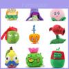 Conjunto de Pelúcias Plants Vs Zombies Com Enchimento de Algodão PP Para Presente de Aniversário de Crianças