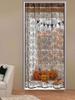 Halloween Lace Window Curtain with Spider Web Design - Perfect for Fireplace, Door curtain
