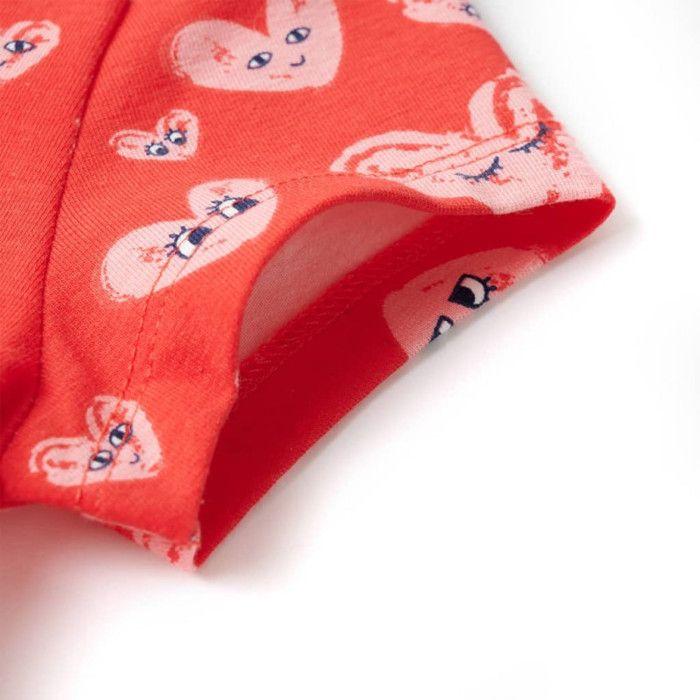 Combishort - vidaXL - Fille - Rouge - 1,5 à 10 ans - Tendance et qualité exceptionnelle