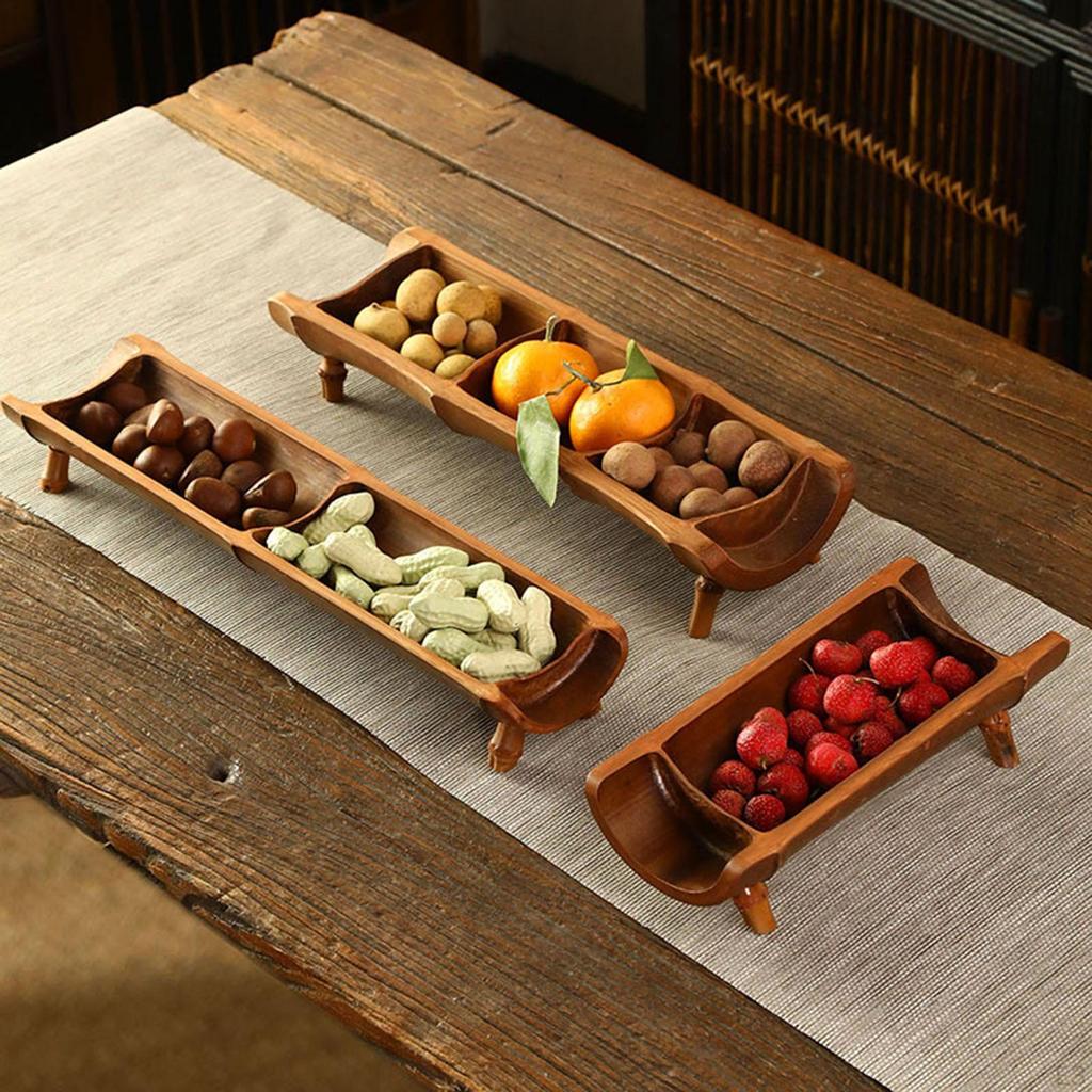 Bambus-Trockenfrchte-Tablett fr Lebensmittel, kreative Frchte,  Bonbonniere, Snacks, Nsse  zu niedrigen Preisen im Onlineshop Joom kaufen
