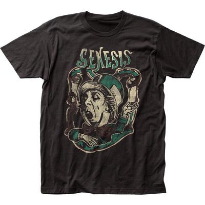 Genesis Charisma Mens T Shirt Rock and Roll Music Classic Band New Black